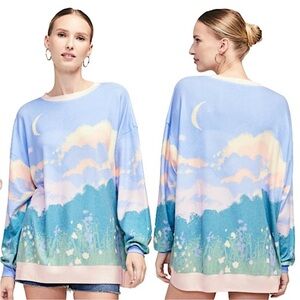 Wildfox Lavender Fields Roadtrip Crewneck